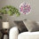 Horloge murale de motif aquarelle 12 pi
