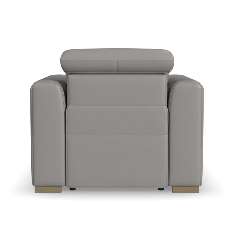 Celeste Power Recliner With Adjustable Power Headrest, Gray