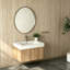Fixation murale pour économiser de l'espace Minimaliste, lavabo intégré moderne, imperméable, durable, sans poignée