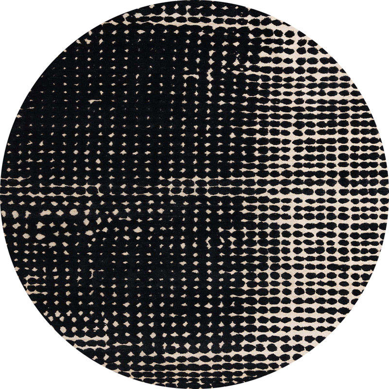 Tapis abstrait moderne 4843, Rond 4 pi
