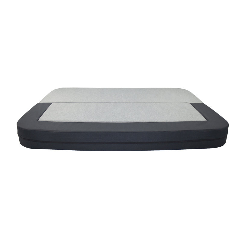 Lits convertibles pour chien Burnham, Grand (l 36 po x P 28 po x H 4 po), Gris