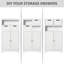 Engineered Wood Freestanding Bathroom Cabinet