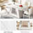 63'' Modern Rectangular Dining Table with Faux Marble Top