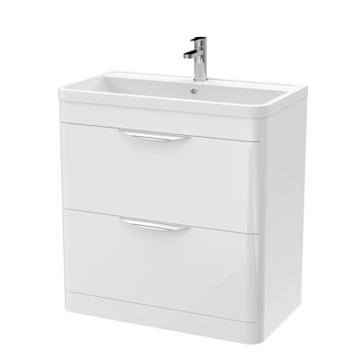 Parade 800 mm Freestanding Single Vanity with Integrated Basin