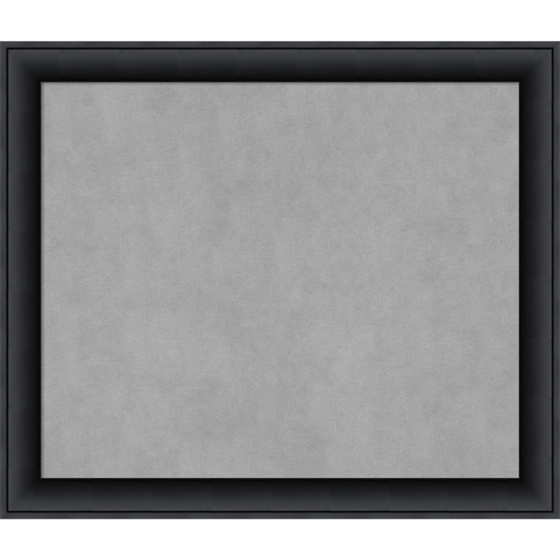 Tableau d'organisation magnétique noir Nero, H 23 po x l 27 po