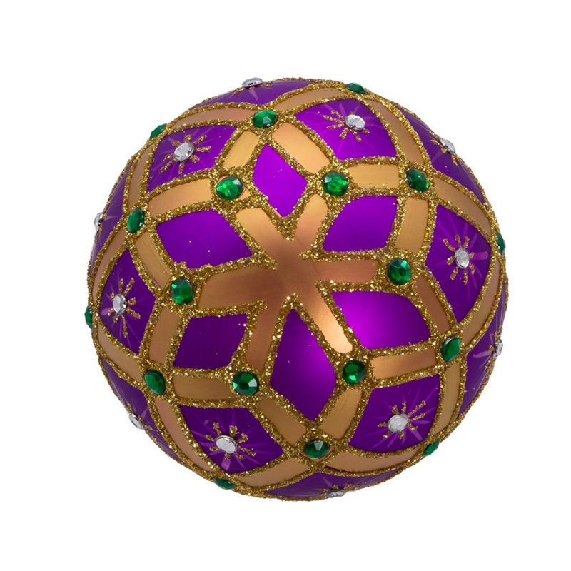 Ornement boule en verre