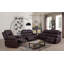 Fauteuil inclinable en cuir noir