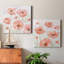 «Spring Poppies I», ensemble de 2 reproductions d'art sur toile tendue-1322160072
