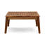 8 Seater Acacia Wood Sectional Sofa Set, Teak+Red