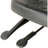 Backed Adjustable Height Ergonomic Lab Stool with Footring Wheels