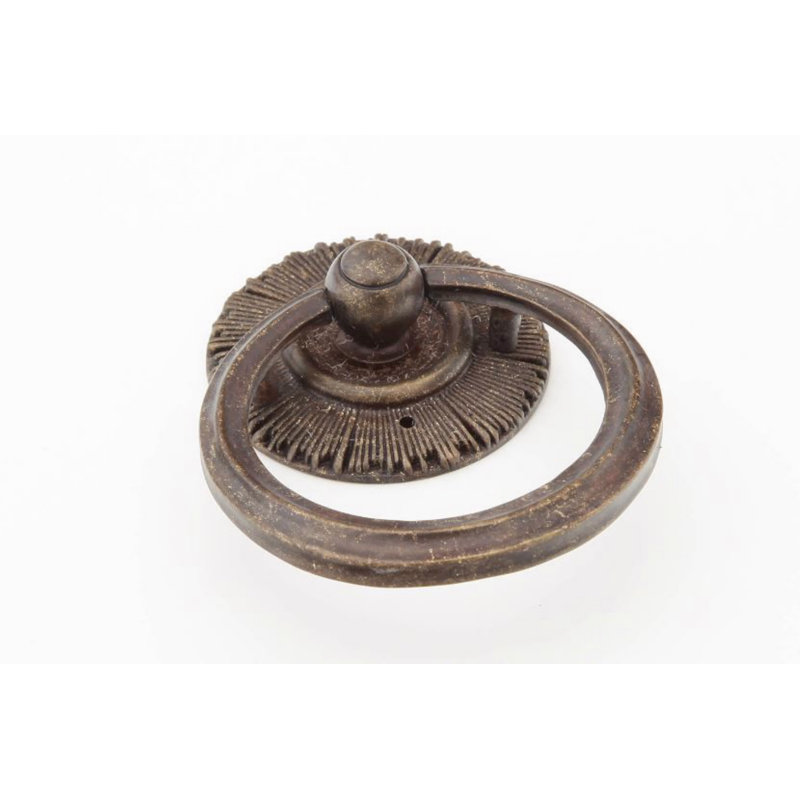 Poignée d'anneau Schaub Sunburst 2-1 / 4 po x 3 po, Bronze surligné