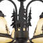 Lustre en roue de chariot à 3 lumières Kynslea-38731231
