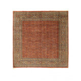 Robun Oriental Area Rug in Rust