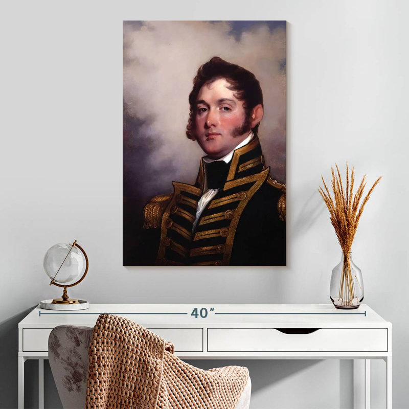 Leisha Commodore Oliver Hazard Perry, 30" H x 20" W