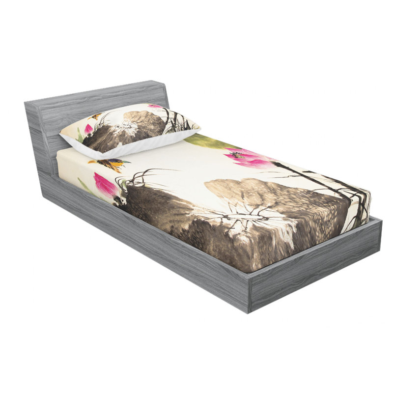 Microfiber Sheet Set, Twin XL Sheet Set with Fitted Sheet
