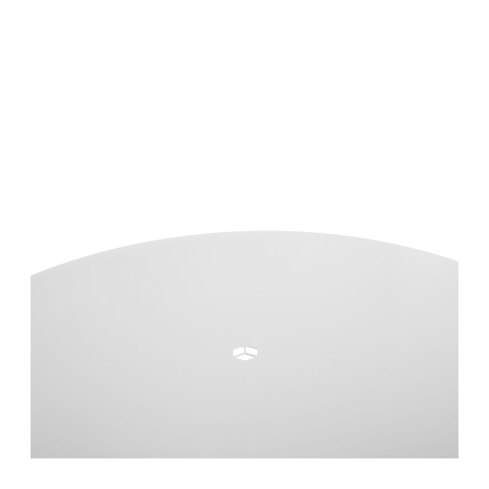 Hot Mesh 30'' Metal Outdoor Bar Table, Off White