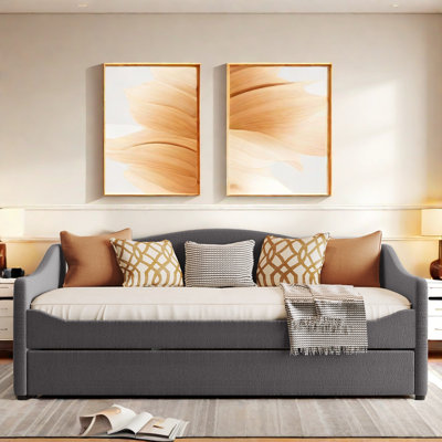 Daybed With Led Light And Trundle