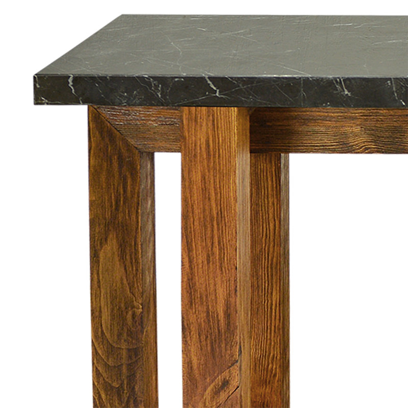 Console en marbre noir, Noir