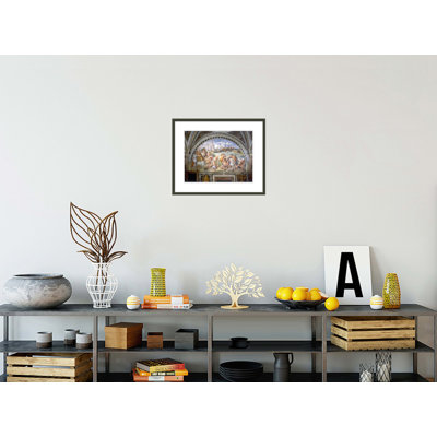 La Bataille d'Ostie par Raphael - Impression Giclée sur cadre