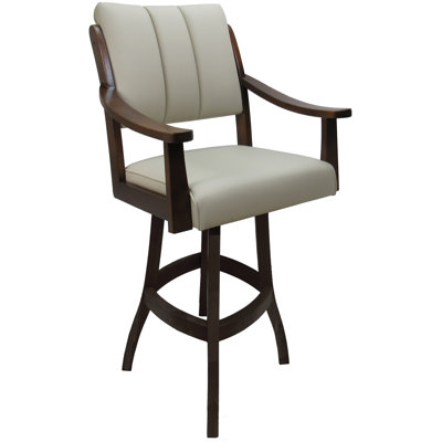 Swivel Wood Bar Stool 30" Seat