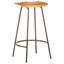 Damani Solid Wood Bar Stool with Iron Frame-370618019-370618022