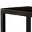 Renu Dining Table, 72 Inch, Antique Black Rectangular Solid Wood Top