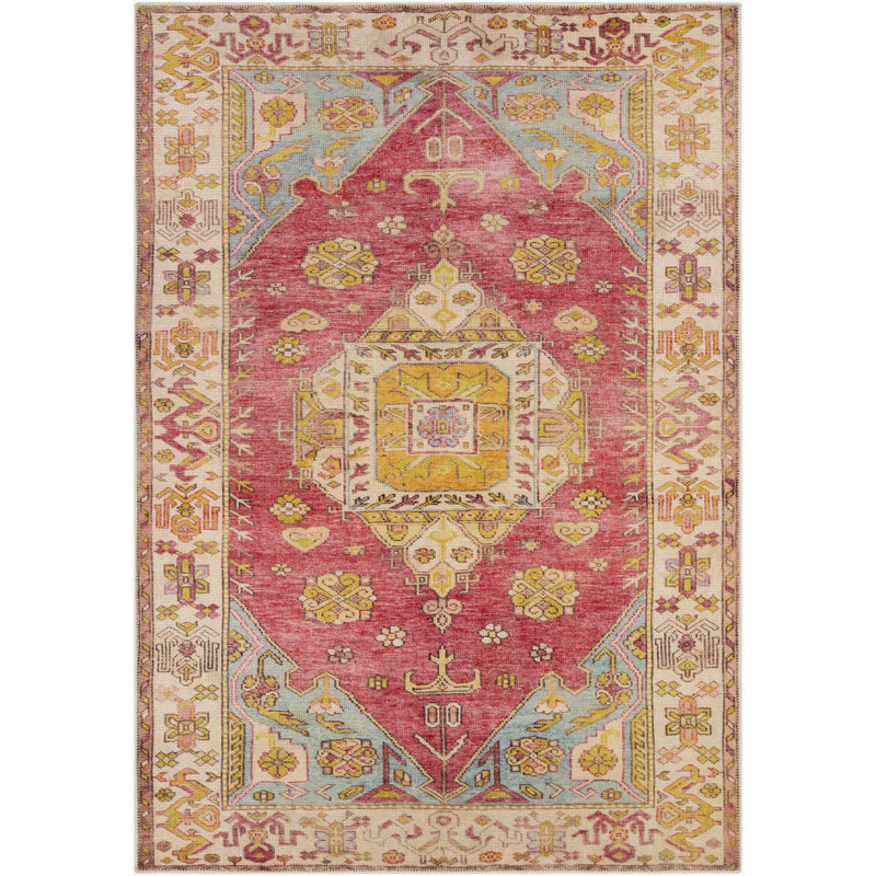 Hemmer Machine Washable Indoor Area Rug, Rectangle 7'10" x 10'2"