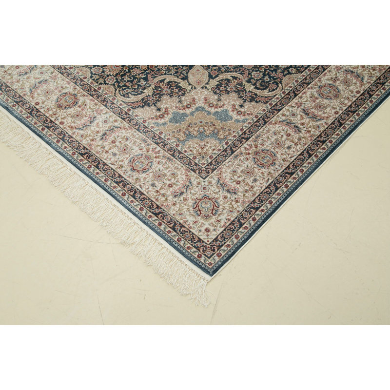 Tapis traditionnel touffeté à la main 5 pi 2 po x 7 pi 6 po