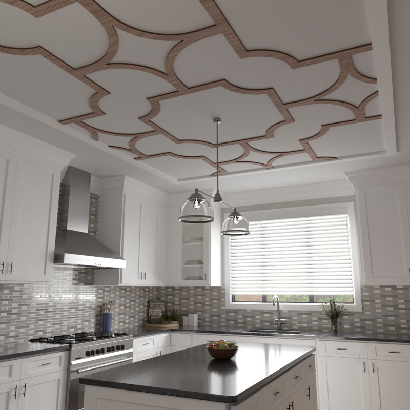 Panneaux muraux Anderson (paquet de 1), Noyer, H 41 po x l 41 po x P 0,375 po
