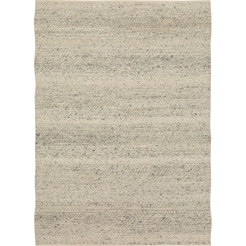 Tapis beige en laine fait à la main Eremy, Rectangle 8 pi x 10 pi