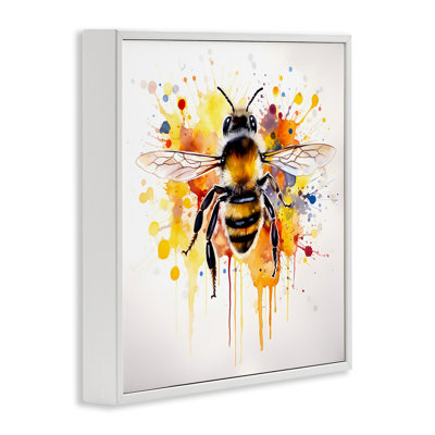 Aquarelle de style abeille, estampe numérique par Petal Prints Design