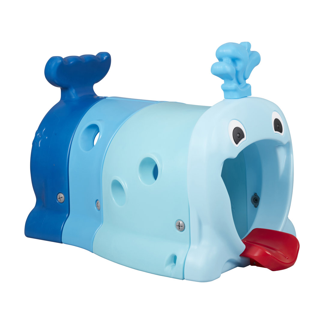 ECR4Kids Willow Climb-N-Crawl Whale, Junior, Play Structure ECR4Kids