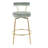 Kayson 25.5" Gold Swivel Upholstered Counter Stools-1129021422
