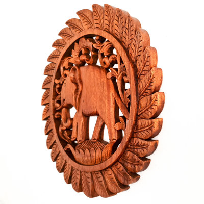 Handmade Boho Wall Decor on Solid Wood