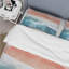 Ensemble de housse de couette bleu et rose Beach I - Coastal Beach-101242789