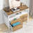 34.49"D X 15.74"W X 29.92"H File Cabinet With Drawers