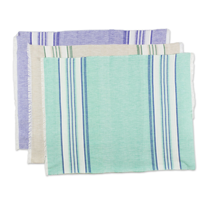 Cotton Stripe Dish Cloth Kitchen Towel