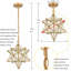 Drissia 1 - Light Gold Star Pendant
