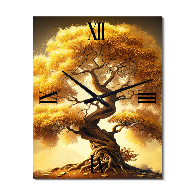 Ervina - Horloge murale forêt, Très grand