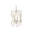 Art Deco Swirled Wire Ceiling Light