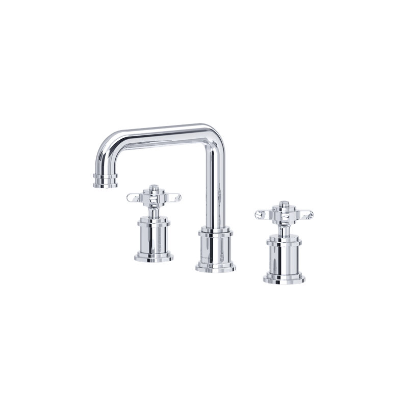Armstrong Widespread Lavatory Faucet With U-Spout, Polished Chrome