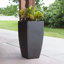 Grand pot à fleurs avec arrosage automatique 38 pouces Mayne Kobi-607791431-624207259