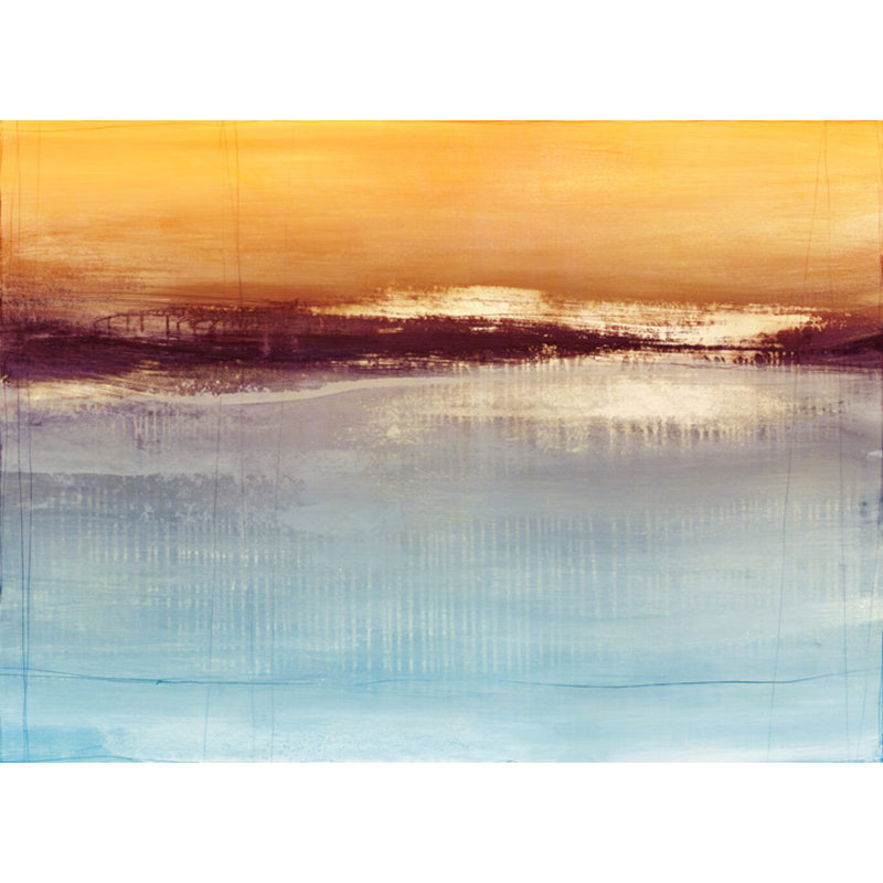 Bandwidth Print by Harris, Maeve, 44" H x 60" W, Maple Framed