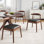 Table ronde en bois avec plateau 2 pièces 47,2 po Crossroads
