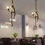 Luminaire suspendu en corde de chanvre et résine-277020041