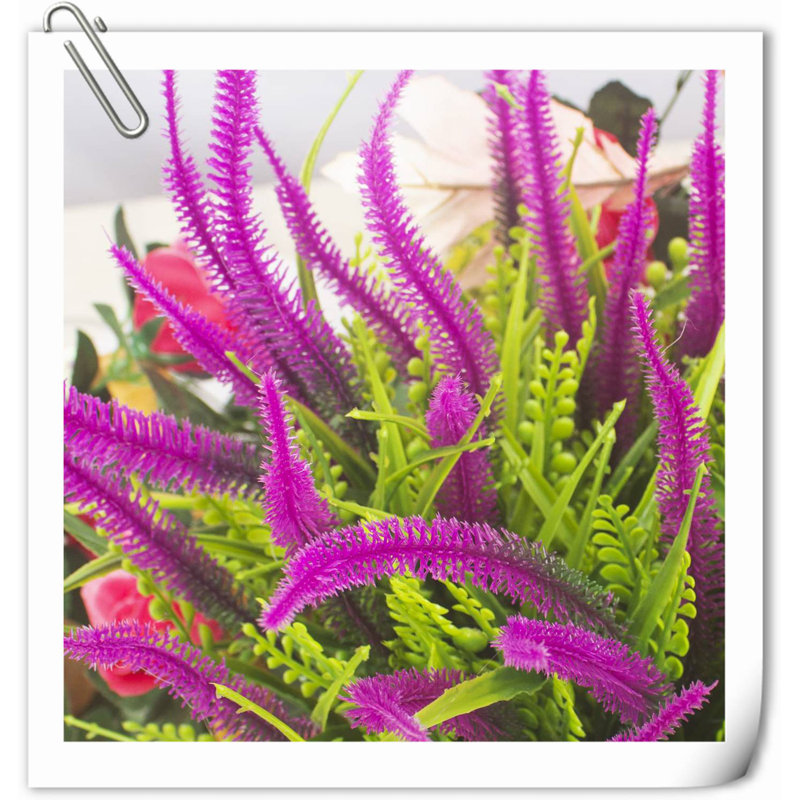 Artificial Plant Lavender Arrangement, Magenta