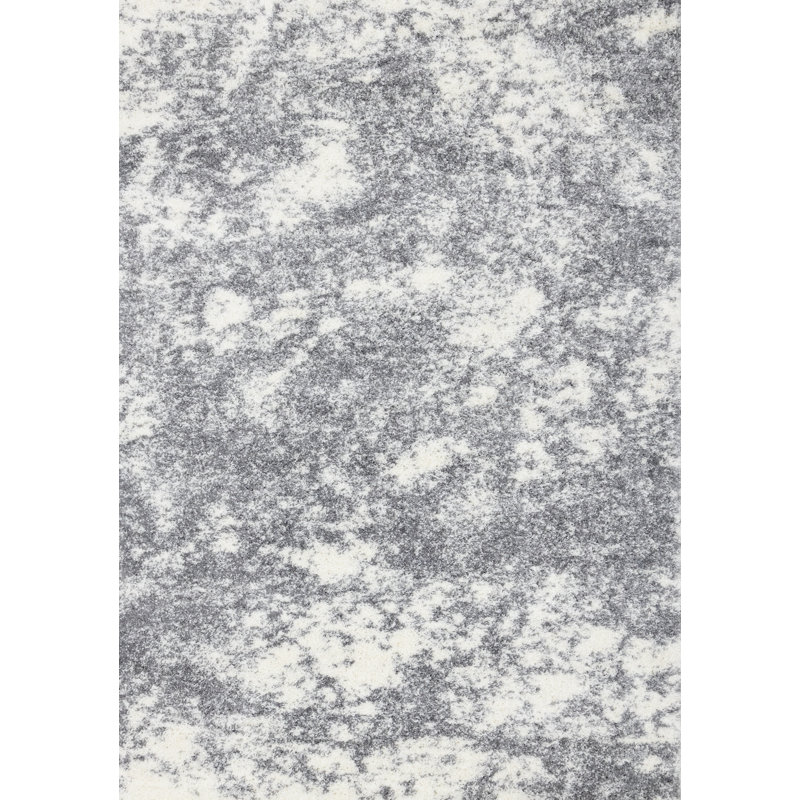 Tapis gris doux Herschfield, Rectangle 6'7" x 9'10"
