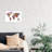 World Map Hearts Multicolor by Michael Tompsett - Print on Canvas-1117362211-1160843256-1117362213