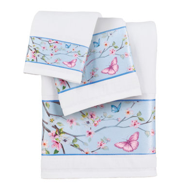 Ensemble de serviettes de bain 3 pièces Blossom Butterfly