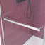 Porte de douche coulissante double sans cadre de 72 à 76 po x H 76 po avec verre transparent de 3/8 po (10 mm)-111798365